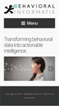 Mobile Screenshot of behavioralinformatix.com